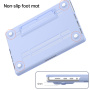 Matna prozirna maska s preklopnim stalkom za MacBook Pro 16" (A2485 / A2780 / A2991 / A3186 / A3403 / A3428 / A3429) - siva