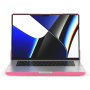 Maskica otporna na udarce s preklopnim nožicama za MacBook Pro 16" (A2485 / A2780 / A2991 / A3186 / A3403 / A3428 / A3429) - ružičasta