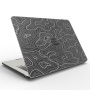 Mat prozirna maska s apstraktnim motivom za MacBook Air 13" (A1237 / A1304 / A1369 / A1466) - crna