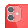 Kaljeno staklo sa svjetlucavim okvirima za zaštitu leća kamere za iPhone 12 - srebrna