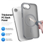 DUX DUCIS Yind mat maska sa MagSafe za iPhone 16e / 17e - siva