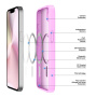 DUX DUCIS Yind mat maska sa MagSafe za iPhone 16e / 17e - pink