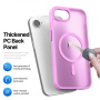 DUX DUCIS Yind mat maska sa MagSafe za iPhone 16e / 17e - pink
