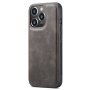 DG.Ming 2u1 odvojiva preklopna maska za iPhone 15 Pro Max - siva