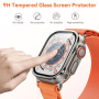 Wiwu kaljeno staklo s metalnim okvirom za Apple sat Ultra 49mm - crni