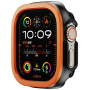 Futrola s metalnim okvirom oko zaslona za Apple Watch Ultra 49mm - narančasti