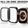 Futrola s metalnim okvirom oko zaslona za Apple Watch Ultra 49mm - narančasti