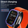 Futrola s metalnim okvirom oko zaslona za Apple Sat Ultra 49mm - crni