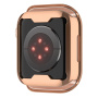 Metalik futrola od meke plastike sa zaštitom zaslona za Apple Watch 41mm - ružičasto zlatna
