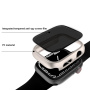 Matna futrola s kaljenim Anti-Spy staklom za Apple Watch 44mm - crna