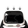 Metalna futrola s kaljenim Anti-Spy staklom za Apple Watch 40mm - srebrna
