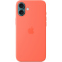 Originalne Apple silikonska maska sa MagSafe za iPhone 16 Plus - mandarina