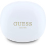 Guess Glossy Classic Logo TWS bežične slušalice - bijele