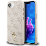 Guess 4G Small Metal Logo maskica s MagSafe za iPhone 16e / 17e - ružičasta