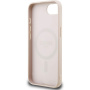 Guess 4G Small Metal Logo maskica s MagSafe za iPhone 16e / 17e - ružičasta