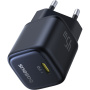 Baseus PicoGo mini brzi punjač adapter s USB-C priključkom - 45W - crni