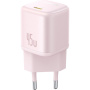 Baseus PicoGo mini brzi punjač s USB-C priključkom - 45W - ružičasti