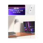 Spigen ArcStation Pro GaN brzi punjač adapter s 2x USB-C priključka - 140W - bijeli