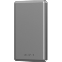 ENERGEA AluPac Mini 5K bežični MagSafe powerbank s USB-C priključkom - 5.000 mAh - prirodni titan
