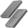 ENERGEA AluPac 10K bežični MagSafe powerbank s USB-C priključkom - 10 000 mAh - prirodni titan