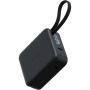 ENERGEA MagPac Mini Plus bežični MagSafe powerbank s 2x integriranim USB-C kabelom i USB-C priključkom - 10 000 mAh - crna