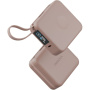 ENERGEA MagPac Mini Plus bežični MagSafe powerbank s 2x integriranim USB-C kabelom i USB-C priključkom - 10 000 mAh - ružičasta