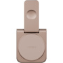 ENERGEA MagDuo 2u1 sklopivi bežični MagSafe punjač za iPhone / Apple Watch - 15W - ružičasto-zlatni