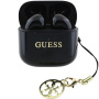 Guess Classic Logo Charm TWS bežične slušalice - crne