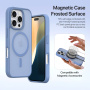 DUX DUCIS Odvojiva preklopna torbica Lawa 2u1 s MagSafe i novčanikom za iPhone 16 Pro - plava