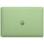 Matna prozirna maskica s preklopnim stalkom za MacBook Pro 16" (A2485 / A2780 / A2991 / A3186 / A3403 / A3428 / A3429) - zelena
