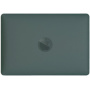 Mat prozirna maska s preklopnim stalkom za MacBook Pro 16" (A2485 / A2780 / A2991 / A3186 / A3403 / A3428 / A3429) - tamnozelena