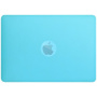 Matna prozirna maska s preklopnim stalkom za MacBook Pro 16" (A2485 / A2780 / A2991 / A3186 / A3403 / A3428 / A3429) - plava
