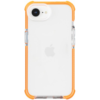 Prozirna maskica s okvirom u boji za iPhone 16e / 17e - narančasta