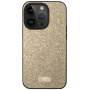 SULADA elegantna glitter maska za iPhone 16 Pro - zlatna