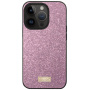 SULADA elegantna glitter maska za iPhone 16 Pro - roza