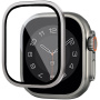 Wiwu kaljeno staklo s metalnim okvirom za Apple sat Ultra 49mm - srebrni