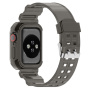Izdržljiva maska s prozirnim remenom za Apple Watch 42mm (Series 10 / 11) - siva