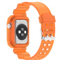 Otporna maska s prozirnim remenom za Apple Watch 42mm (Series 10 / 11) - neonsko narančasta