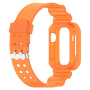 Otporna maska s prozirnim remenom za Apple Watch 42mm (Series 10 / 11) - neonsko narančasta