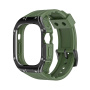 Izdržljivo kućište s remenom i obloženim okvirom za Apple sat Ultra 49mm - maslinasto