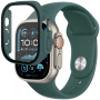 Silikonski remen s kućištem od kaljenog stakla za Apple sat Ultra 49mm - benzin