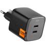 Spigen ArcStation Pro GaN adapter za punjenje s 2x USB-C priključka - 45W - crni