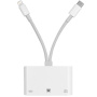 Adapter USB-C i 8 Pin Male za USB / Ethernet RJ45 / 8 Pin Female za iPhone / iPad - bijeli