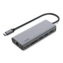 BELKIN 6u1 hub 4K HDMI / USB-C PD 3.0 / 2x USB-A 3.0 / RJ45 / SD čitač sa konektorom USB-C za iPad / MacBook - srebrni