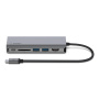 BELKIN 6u1 hub 4K HDMI / USB-C PD 3.0 / 2x USB-A 3.0 / RJ45 / SD čitač sa konektorom USB-C za iPad / MacBook - srebrni