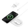 BELKIN BOOST CHARGE PRO Qi2 2u1 magnetna podloga za punjenje za iPhone / AirPods - bijela
