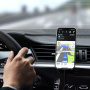 Satechi Magnetski držač za ventilaciju za auto s bežičnim punjenjem za iPhone - Space Gray