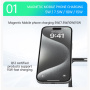 T255 Qi2 3-u-1 magnetsko bežično postolje za iPhone / Apple Watch / AirPods - 15W - crno