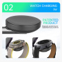 T255 Qi2 3-u-1 magnetsko bežično postolje za iPhone / Apple Watch / AirPods - 15W - crno