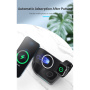 Appleking 4u1 magnetsko bežično postolje za iPhone / Apple Watch / AirPods - 15W - crno